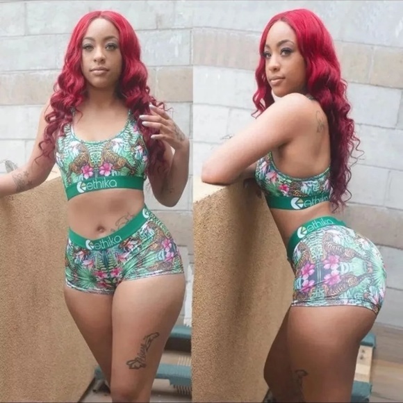 ethika 2 pcs set shorts and bra - Picture 2 of 4